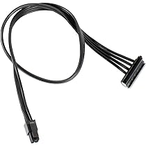なお　PCパーツ（MB、CPU、メモリ、SSD４TB、電源） Amazon | JMT PC電源ケーブル ミニ 4ピン→SATA SSD Lenovo M410