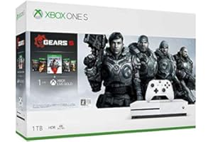 Xbox One S 1TB (Gears 5、Gears of War 1,2,3,4 ダウンロード版 同梱)