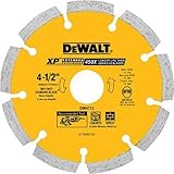DEWALT DW4713 Industrial 4-1/2-Inch Dry Cutting Segmented Diamond Saw Blade with 5/8-Inch or 7/8-Inc