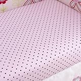 Too Good by Jenny McCarthy Pretty in Pink Fitted Crib Sheet by Pem America