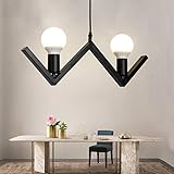 AMOS 創造的なパーソナライズされたレストランシャンデリアシンプルな近代的な服店バーランプレトロ2小さな装飾的なシャンデリア