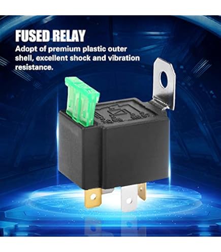 thumbnail image 2 of 5 Pack 5-PIN 40/30 AMP 12V DC Automotive Relay Kit Harness Socket - Heavy Duty 12 AWG SPDT Bosch Style Waterproof Relay Kit Tinned Copper Wires, Automotive Relays For Boats Auto Fan Cars Bosch Style 2 of 13