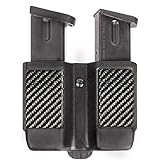 ブラックホーク ダブルピストルマグポーチ シングルスタック カーボン仕上