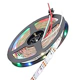 INVOLT 16.4ft 150 Pixels WS2812B Individually Addressable LED Strip Light 5050 RGB SMD Dream Color N
