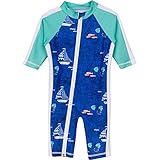 SwimZip (スイムジップ) 長袖ロンパー水着 Captain Kid (0-6ヶ月)