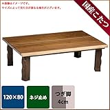 こたつ 長方形 アラベスク2 120サイズ 国産 日本製 継ぎ足4ｃｍ ネジ止め炬燵