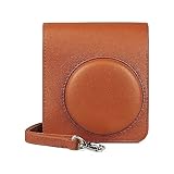 AINQT チェキ インスタントカメラ mini 40 ケース カメラケース ショルダーストラップ付き For Fujifilm instax Mini40 Camera 調節可能なショルダーストラップ (Instax Mini 40 ケース, ブラウン)