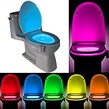 トイレ夜ライトtanbaby Motion Activatedセンサーカラフルtoiletlight for Night 8-color変更