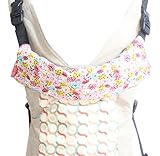 bigbig G leader(ビッグビッグジーリーダー) 【日本製】6重ガーゼ抱っこ紐 首回り汗取りパッド スタイ・ネックウォーマーとしてもOK リップルシロクマレッド