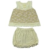 《H28年夏物》(日本製) Pample Mousse(パンプルムース) 葉っぱと鳥のPtミルキースーツ 80cm/BE NO.DP-62407