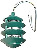 RAB Lighting LL22VG Incandescent 4 Tier Lawn Light, A-19 Type, 100W Power, 1650 Lumens, 120VAC, Verd