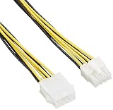 変換名人 EPS12V(8ピン)電源延長ケーブル (オス - メス) 30cm EPSP/CA30