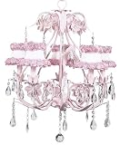 Jubileeコレクション7906 – 2622 5アームBallroomピンクシャンデリアwith Ring of Roses onホワイトShade