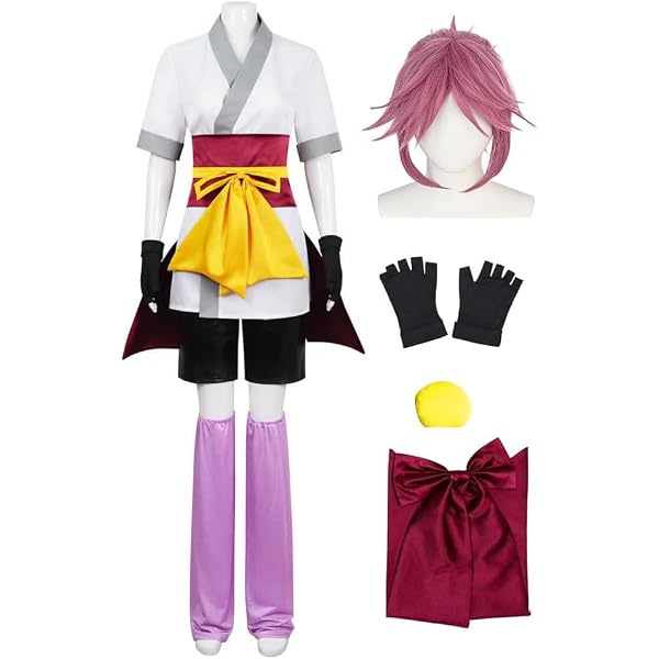 Amazon.co.jp: YILAN マチ＝コマチネ コスプレ衣装 ウィッグ付き