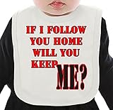 Will You Keep Me? ネクタイを有する有機ビブ Medium