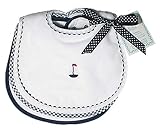 Raindrops Primary Teething Bib Set, White/Navy by Raindrops [並行輸入品]