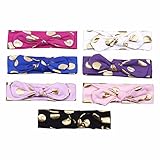 (アイム)iiniim　赤ちゃん　ヘアバンド　ヘッドバンド　ターバン　水玉　ベビー　キッズ　ヘアアクセサリー　髪飾り　出産祝い　内祝い　お宮参り　誕生日　7枚セット