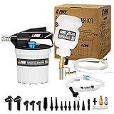 EWK 2L 真空ブレーキブリーダーキット ブレーキフルード抽出器 + 1L 自動液体補充ボトル