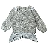 《春秋冬対応》SCHNEE(スネー) ループヤーンチュニック 100cm /杢グレー NO.F-661275