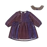 ナオミイトウ NAOMI ITO つけえり付きワンピース ストライプ 80㎝ 80234