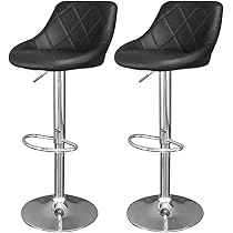 Amazon｜[2脚セット] カウンターチェアー 昇降式 バーチェア 椅子 高さ