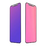 【虹色覗き見防止】iPhone 14 Plus iPhone 13 Pro Max専用ガラスフィルム【６.7インチ2枚入】全面保護/アンチスパイ/アンチブルーライト/プライバシースクリーンプロテクタ