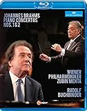 ブラームス : ピアノ協奏曲 第1番&第2番 (Johannes Brahms : Piano Concertos Nos.1&2 / Rudolf Buchbinder | Wiener Philharmoniker | Zubin Mehta) [Blu-ray] [輸入盤] [日本語帯・解説付]