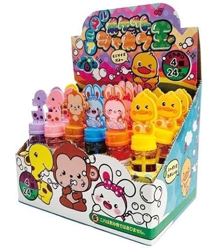 【しゃぼん玉】 Amazon | トキワ商事 クリスタルマウス しゃぼん玉【24個入り
