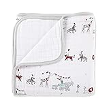 (エイデンアンドアネイ) aden+anais ベビー ブランケット コットン かわいい 大判サイズ 09.vintage-circus【6044】