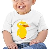 ファッション ボーイとガール カートゥーン 怒っている カモ 半袖シャツ 100%棉 White Size 12 Months