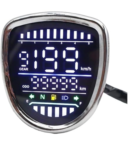 Amazon.co.jp: ゲージ走行距離計 12V デラックス 50 オートバイ