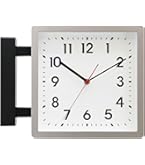 Amazon.co.jp: 両面掛け時計 manbo 両面掛時計－直径30CM ダブル