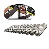 xlp レザーパンチ中空セット穴1-10ミリメートルクラフトパンチャーベルトレザークラフトパンチレザーツールキット10個/セット