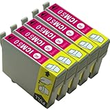 インク 【互換インク】 エプソン EPSON ICM50 5個パック（マゼンタ 赤) EP 301 302 702A 703A 704A 774A 801A 802A カートリッジ プリンターインク 汎用インク インクカートリッジ 純正 汎用