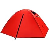 GEERTOP® テント 1人用 2重層式 ナイロン素材 軽量 防水 コンパクト キャンプ アウトドア 3~4シーズン用 90cm x 210cm