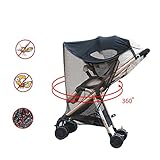 PROKTH【2点セット】 蚊帳＋大型サンシェイド ベビーカー用 熱中症対策 花粉症 日よけ 虫よけ 通気 高品質 耐久性