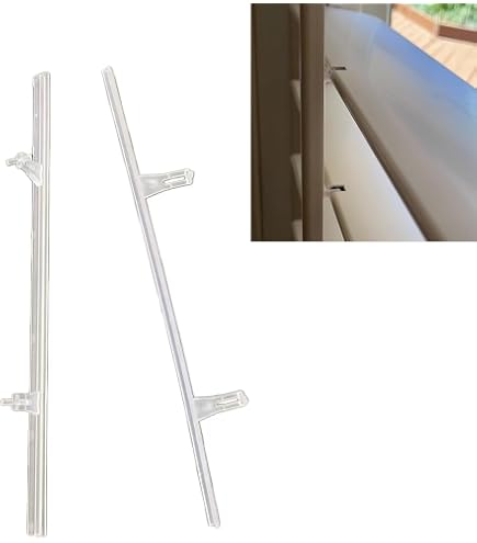 ZZLZX 20-Piece Plantation Shutter Repair Kit – Tilt Rod Staples & Spring Pins, For Window Louvers