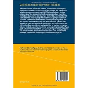 Variationen ueber die vielen Frieden: Band 3: Elicitive Conflict Mapping (Schriften des UNESCO Chair for Peace Studies der Universitaet Innsbruck)