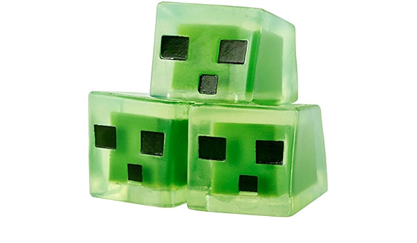 Amazon Minecraft 黒曜石シリーズ スライムキューブ4つ 1インチ ミニフィギュア ルーズ フィギュア ドール 通販