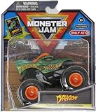 モンスタージャムスタジアムシリーズ チャンピオンシップコレクション モンスタートラック - 1:64スケール コレクター収集可能なトレーディングカード(ドラゴン)付き