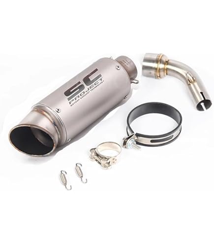 Amazon | YZF-R25/YZF-R3 MT-25/MT-03 エキゾーストパイプ 中間パイプ