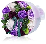 ソープフラワー 創意ブーケトスギフトボックス 誕生日　母の日　記念日　先生の日　バレンタインデー　昇進　転居など最適としてのプレゼント