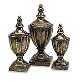 IMAX 40221-3 Neville Lidded Vases, Set of 3