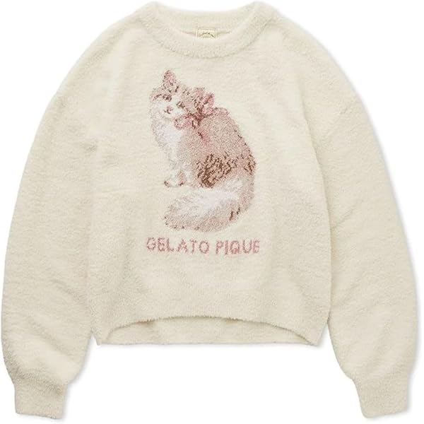 gelato pique 猫イラスト スウェットセット 130-150cm gelato pique 猫イラスト スウェットセット 130-150cm Baby Moco