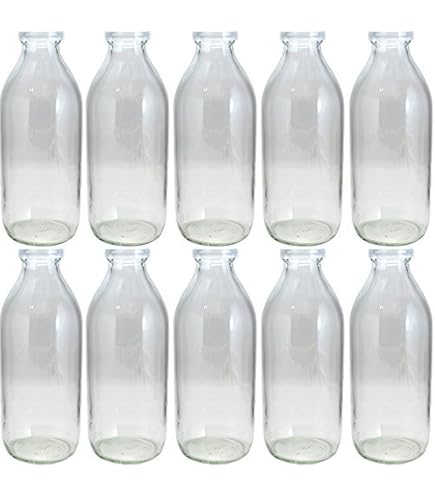Amazon｜M-500 牛乳瓶509ml -10本セット-｜保存容器・キャニスター