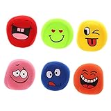 Lovoski 6個　子供　赤ちゃん　布ボール　おもちゃ　ソフトハンド　ハンドグリップ　把握ボール　カラフル