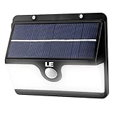 LE 30LED センサーライト ソーラーライト 玄関ライト ウォールライト 2つ点灯モード 夜間自動点灯 防水防犯 アウトドア 庭 駐車場 廊下 歩道 フェンス