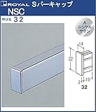 Sバー パイプ キャップ 【 ロイヤル 】Aニッケルサテンめっき NSC-32 [SB-32用]