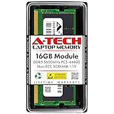 A-Tech 16GB RAM ASUS ExpertCenter PN64、PN64-E1、PN65 Mini PC用 | DDR5 5600MHz PC5-44800 SODIMM 1.1V 262ピン ノンECC SO-DIMM メモリアップグレード