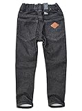 L.COPECK エルコペック ストレッチ デニムパンツ キッズ ジュニア 子供ジーンズ ロングパンツ 120cm C4483【3.グレー】